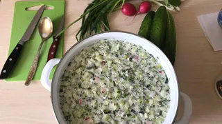 Добавляю секретный ингредиент для идеальной окрошки: вкус меняется до неузнаваемости