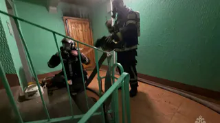 Пожарные эвакуировали 40 человек из горящего дома во Владимирской области