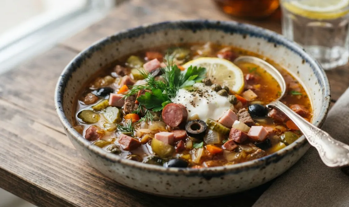 Вкуснейшая солянка - домашние лопают так, что за ушками трещит: знакомый повар научил ресторанному рецепту