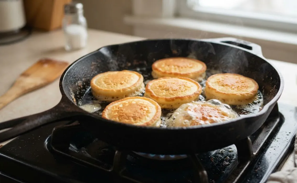 Не оладушки, а наслаждение - такие пышные и вкусные, что съедаются за минуту: как их готовлю - 7 маленьких хитростей