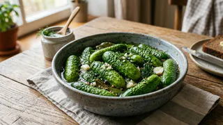 Беру ложку сахара и чеснок: малосольные огурчики получаются просто вкуснятина, первыми улетают со стола