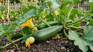 1 ст л на 10 л воды - и под куст: на кабачках больше никакой гнили, а плоды богатырские
