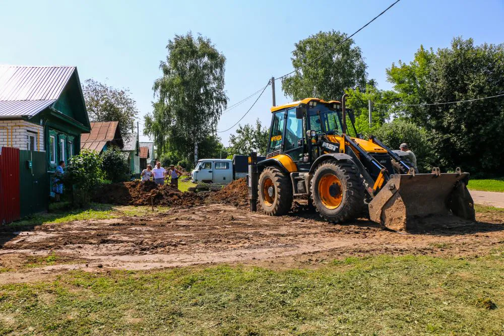 В одном из сел Владимирской области реконструируют водопровод: более 300 жителей получат качественную питьевую воду