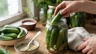 Маринуем хрустящие огурчики в литровой банке: простой рецепт для новичков без лишних хлопот