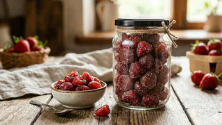 Беру сахар и лимонку - получается вкуснее, чем магазинный мармелад: теперь готовлю цукаты из клубники только так