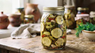 Улетают со стола первыми: вкуснющие консервированные кабачки - по вкусу как маринованные грибы, объедение