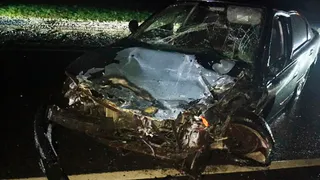 В аварии, устроенной 20-летним водителем иномарки на трассе Р-132 "Золотое кольцо" во Владимирской области, пострадали два человека